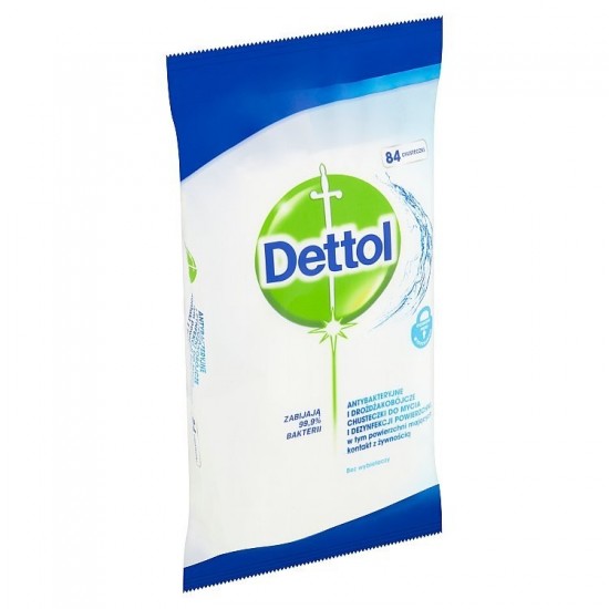 DETTOL Antibakteriálne vlhčené obrúsky - 84ks DETTOL Antibakteriálne vlhčené obrúsky - 84ks