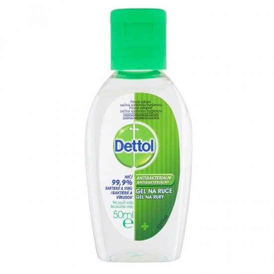 DETTOL Antibakteriálny gél na ruky 50ml DETTOL Antibakteriálny gél na ruky 50ml