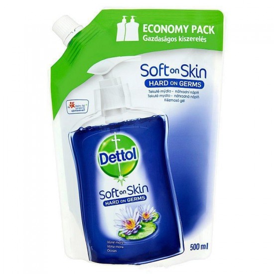 DETTOL Tekuté mydlo Náplň - Oceán 500ml DETTOL Tekuté mydlo Náplň - Oceán 500ml