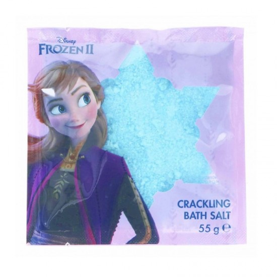 DISNEY Frozen II zábavné sáčky do kúpeľa s praskajúcou soľou 55g - Anna