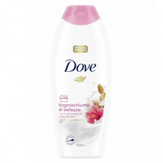 DOVE Pena do kúpeľa - Mandľový krém&kvety ibišteka 700ml DOVE Pena do kúpeľa - Mandľový krém&kvety ibišteka 700ml