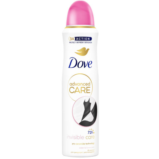 DOVE advanced care Invisible Care Water lily & Rose Scent deospray 150ml DOVE advanced care Invisible Care Water lily & Rose Scent deospray 150ml
