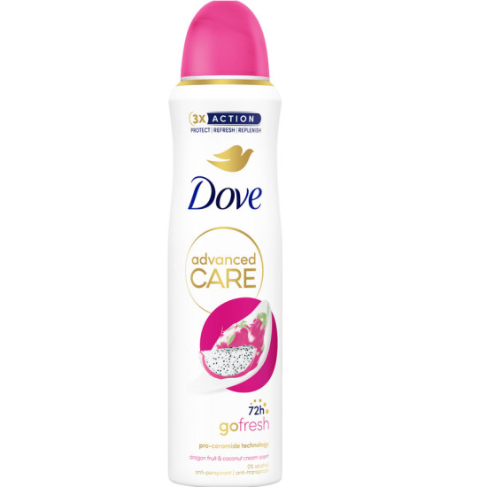 DOVE dragon fruit & coconut cream scent deospray 150ml