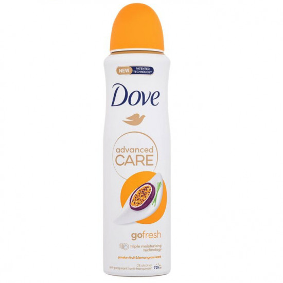 DOVE go fresh Passion Fruit & Lemongrass Scent deospray 150ml