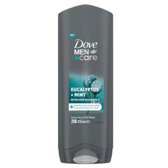 DOVE MEN Sprchový gél Revitalising Fragrance Eucalyptus + Mint 250ml DOVE MEN Sprchový gél Revitalising Fragrance Eucalyptus + Mint 250ml