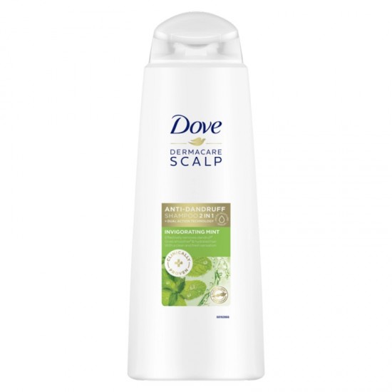 DOVE Derma Care Scalp Invigo rating Mint Anti-Dandruff Shampoo 400ml