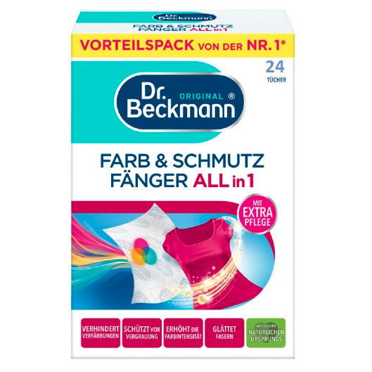 DR. BECKMANN Lapač farieb a nečistôt 3v1 24ks