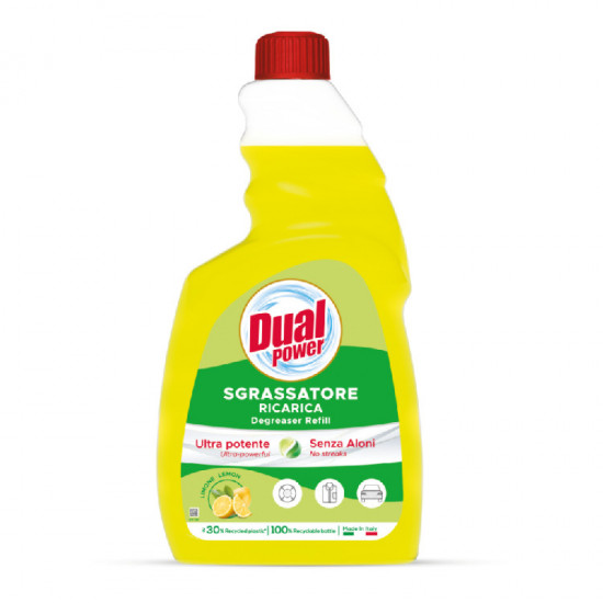 Dual Power Odmasťovač Lemon náplň 750ml Dual Power Odmasťovač Lemon náplň 750ml