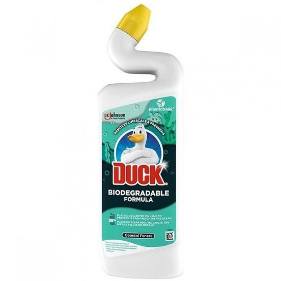 DUCK Deep Action Gel čistiaci a dezinfekčný prípravok na WC misu Coastal forest 750ml DUCK Deep Action Gel čistiaci a dezinfekčný prípravok na WC misu Coastal forest 750ml