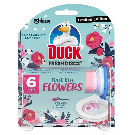 Duck Fresh Discs Čistič WC Flowers 36 ml