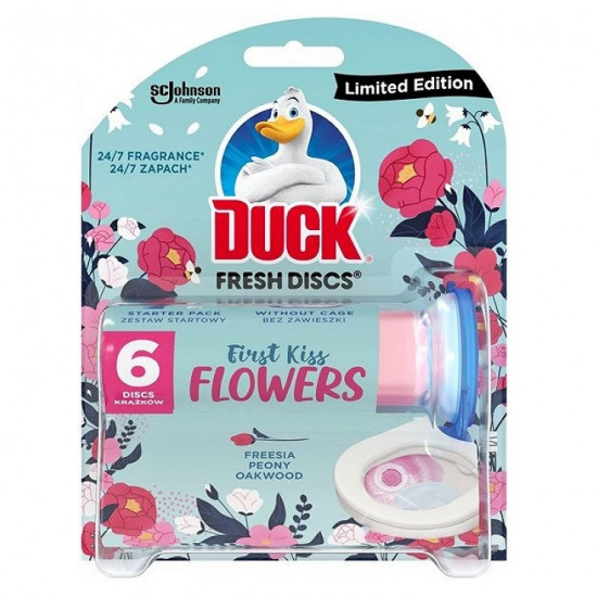 Duck Fresh Discs Čistič WC Flowers 36 ml Duck Fresh Discs Čistič WC Flowers 36 ml