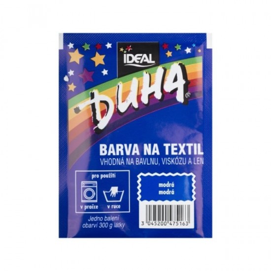 DUHA Farba na textil číslo 16 modrá 15g DUHA Farba na textil číslo 16 modrá 15g