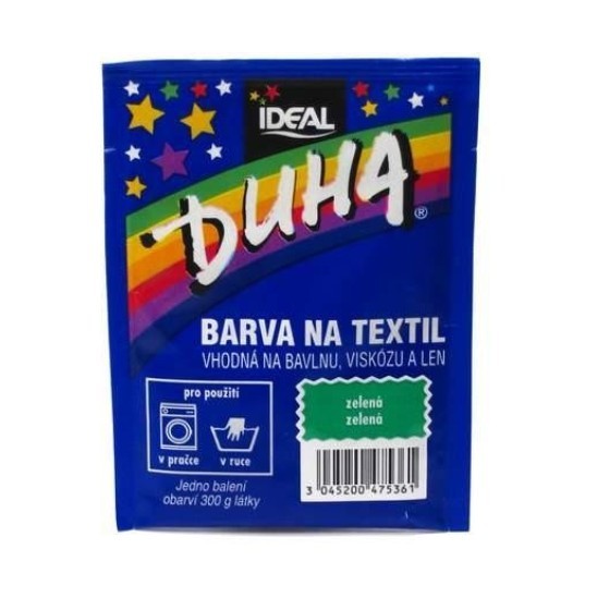 DUHA Farba na textil číslo 36 zelená 15g