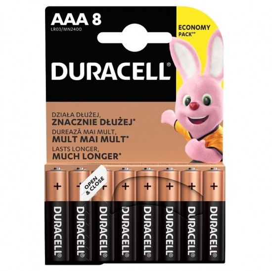 Duracell BASIC AAA 8ks 10PP010031