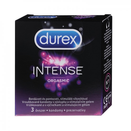 DUREX Kondómy Intense Orgasmic 3ks