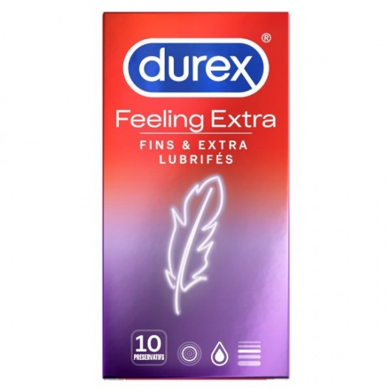 DUREX Kondómy - Feeling extra 10ks