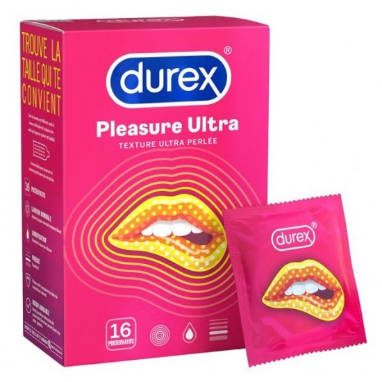 DUREX Kondómy - Pleasure Ultra 16ks