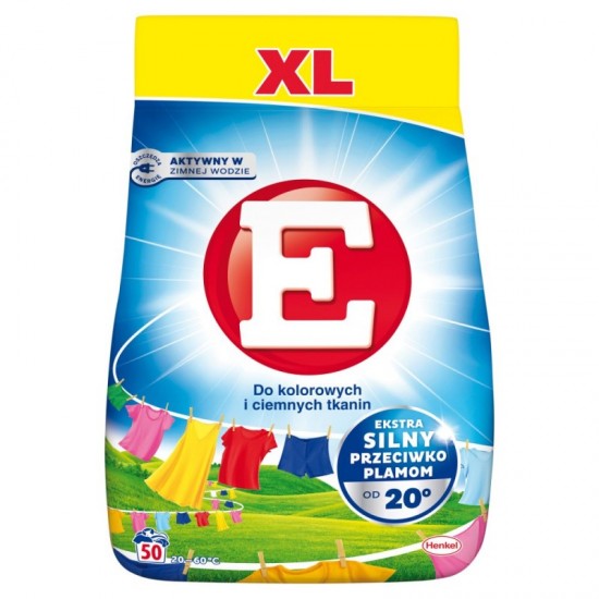 E Prací prášok Color 3kg - 50 praní