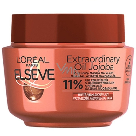 Elseve Extraordinary Oil Jojoba Multi-Use Mask maska pre veľmi suché vlasy 300ml
