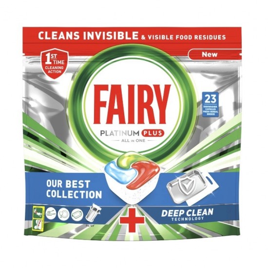 Fairy Platinum PLUS Allinone 23ks - kapsule do umývačky riadu