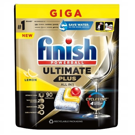 Finish Ultimate Plus All in 1 kapsule Lemon 90ks Finish Ultimate Plus All in 1 kapsule Lemon 90ks