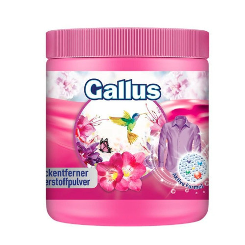 Gallus odstraňovač škvŕn na farebné prádlo 600g Gallus odstraňovač škvŕn na farebné prádlo 600g