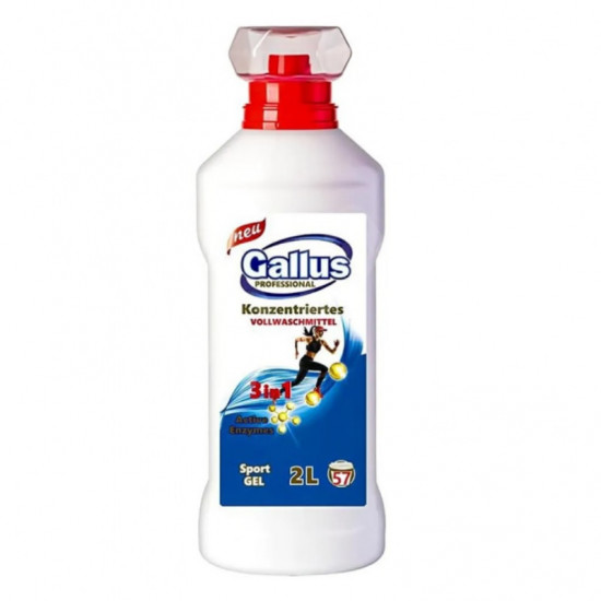 Gallus Professional 3in1 Gél na pranie športovej bielizne 2L 57 PD