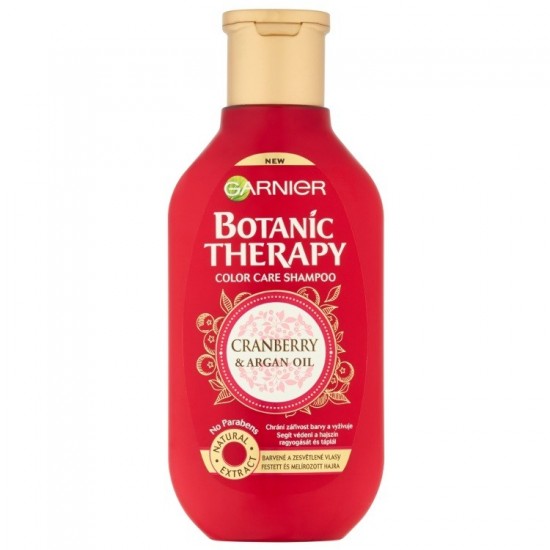 GARNIER Botanic Therapy Ošetrujúci šampón pre farbené vlasy Cranberry & Argan Oil 250ml