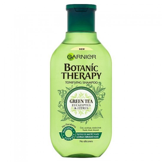 GARNIER Botanic Therapy Tonizujúci šampón  - Green Tea Eucalyptus & Citrus 250ml