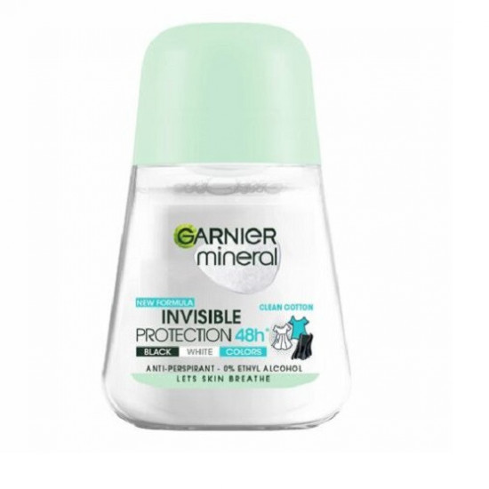 Garnier Mineral Invisible Protection Clean Cotton roll-on 50ml
