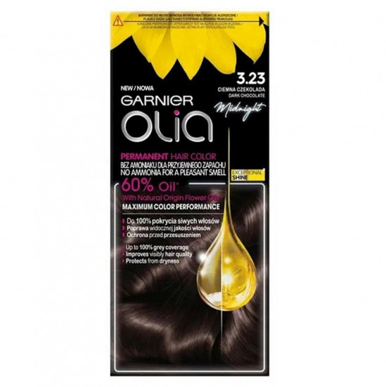 GARNIER Olia Farba na vlasy 3.23 tmavá čokoláda GARNIER Olia Farba na vlasy 3.23 tmavá čokoláda