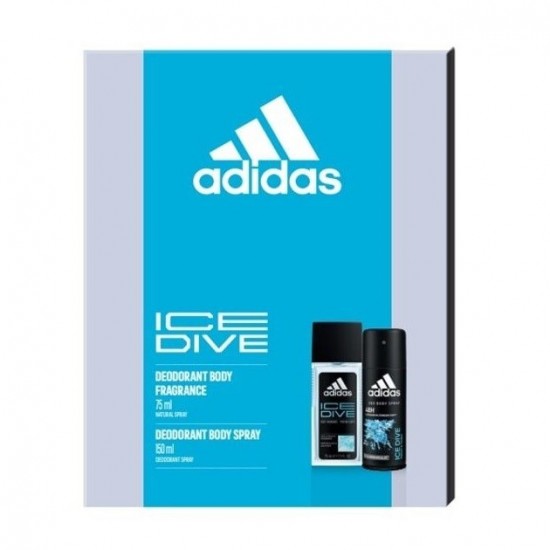 GIFT SET Adidas Ice dive DNS 75ml + Deodorant 150ml