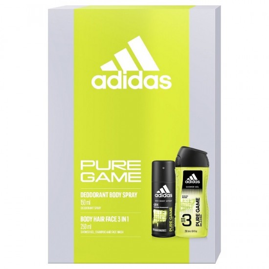 GIFT SET Adidas Pure game Deodorant 150ml + SG 3in1 250ml