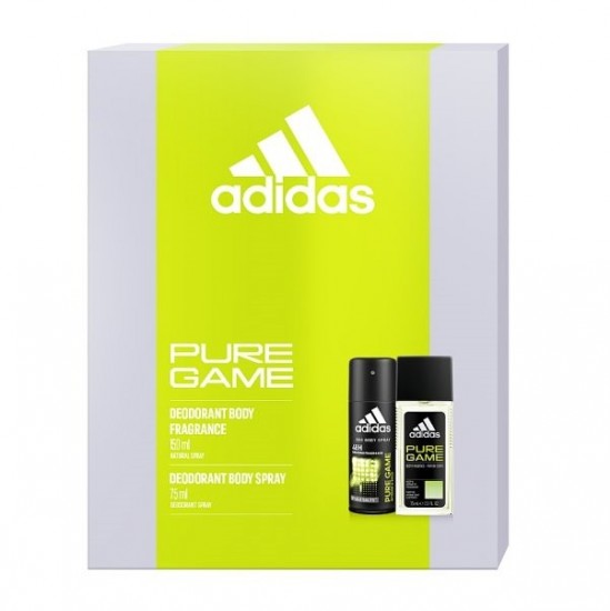 GIFT SET Adidas Pure game DNS 75ml + Deodorant 150ml