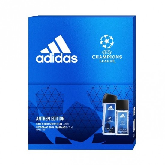GIFT SET Adidas UEFA Anthem edition DNS 75ml + SG 2in1 250ml