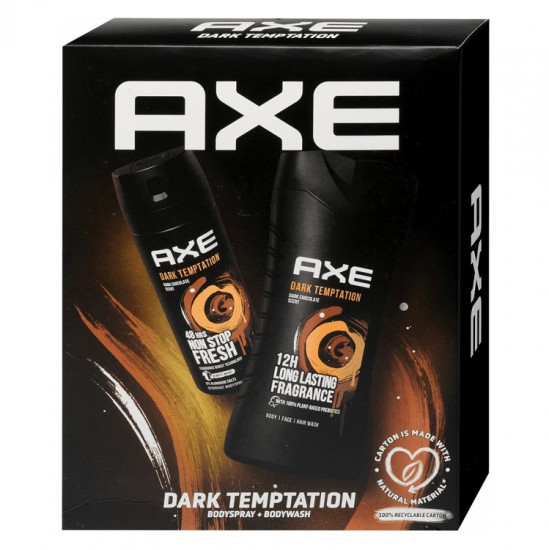 AXE Dark Temptation deospray 150 ml + sprchový gél 250 ml darčeková sada