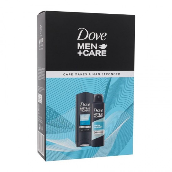 GIFT SET Dove Men+Care Clean Comfort SG 250ml + Antiperspirant 150ml