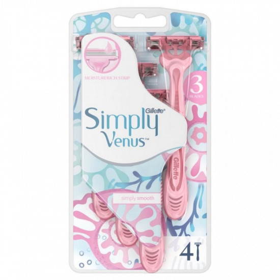 Gillette 4pcs Simply Venus 3blades
