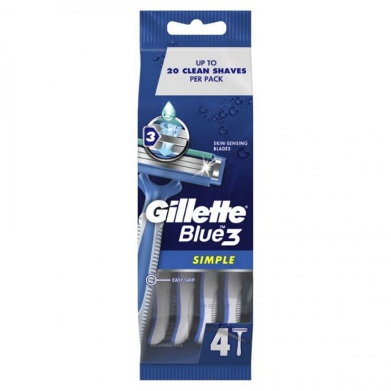 Gillette Blue3 Simple 4ks