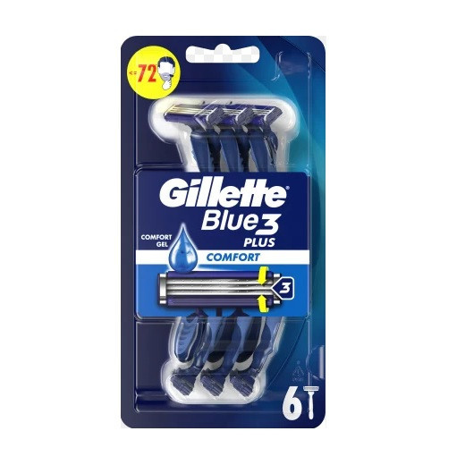 Gillette Blue 3 Comfort - 6ks
