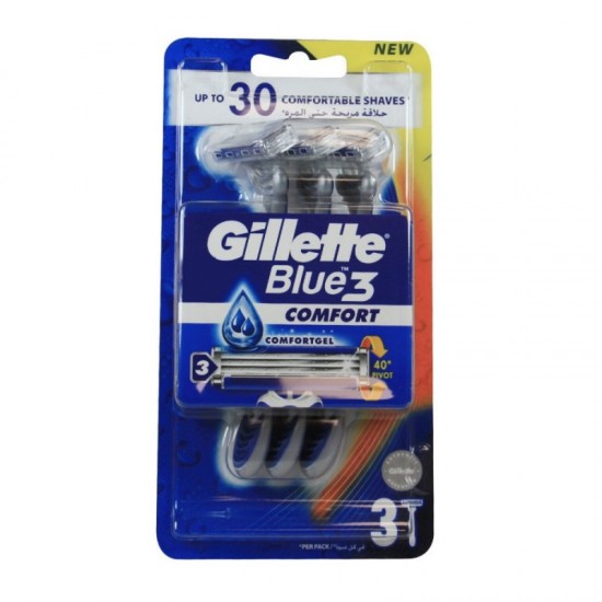 GILLETTE Blue 3 Comfort - 3ks GILLETTE Blue 3 Comfort - 3ks