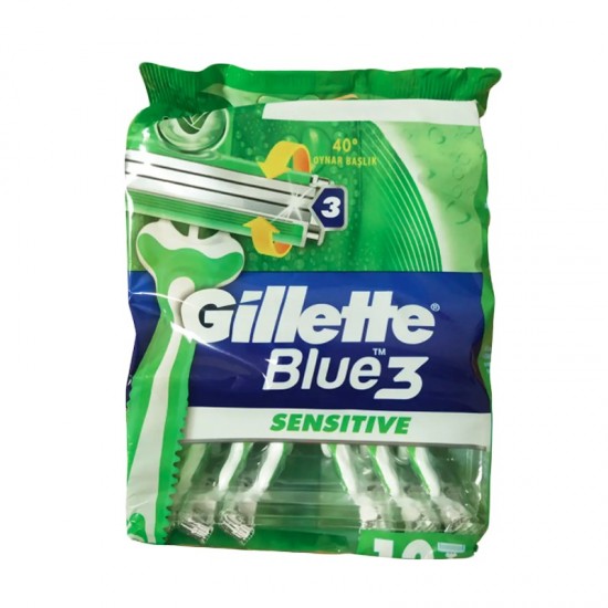 GILLETTE Blue 3 Sensitive jednorázové žiletky 12ks