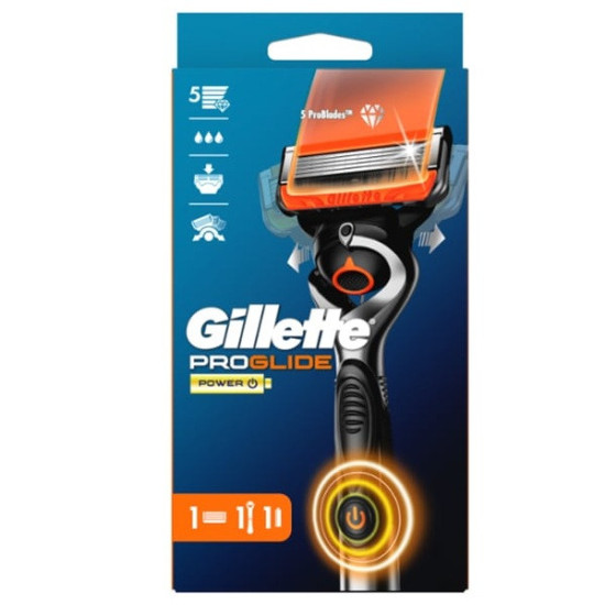 Gillette Fusion 5 Proglide Holiaci strojček + 1ks náhradná hlavica +1ks baterka Gillette Fusion 5 Proglide Holiaci strojček + 1ks náhradná hlavica +1ks baterka