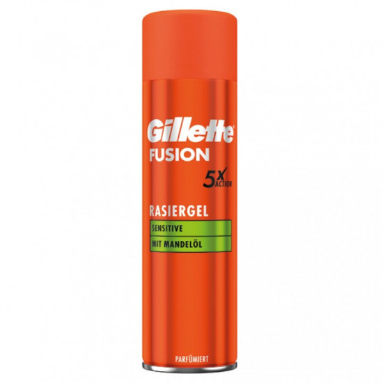 GILLETTE Fusion Sensitive gél na holenie 200 ml