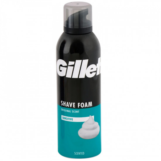 Gillette Pena na holenie 200ml - Sensitive