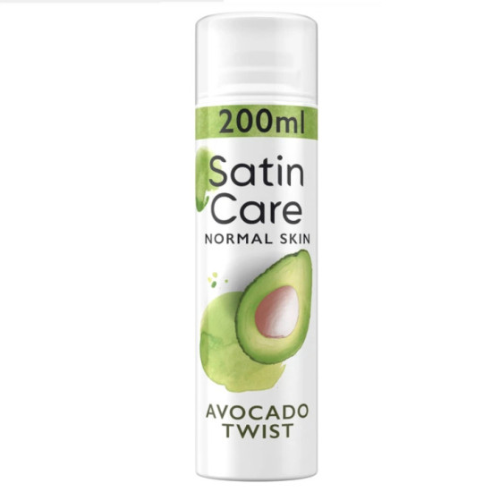 Gillette Satin Care gél na holenie Avocado twist 200ml