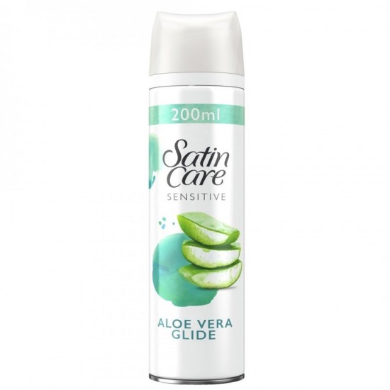 GILLETTE Satin Care Gél na holenie - Sensitive Aloe vera 200ml