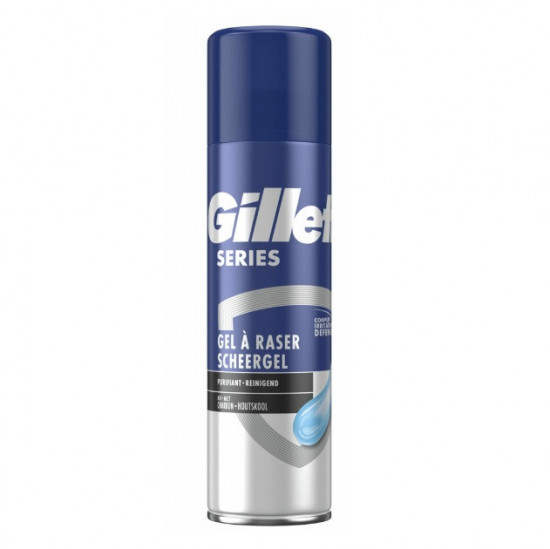 Gillette Series Gél na holenie 200ml Cleansing Charcoal