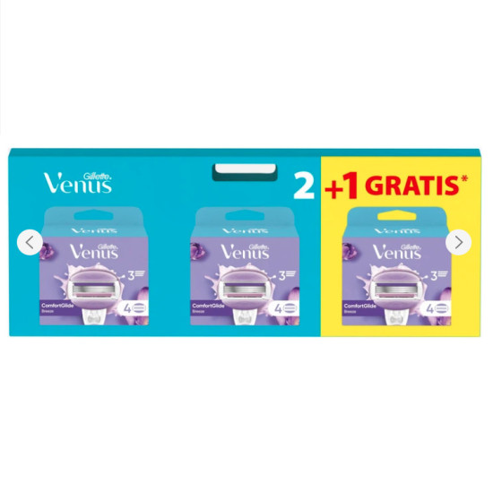 Gillette Venus - Comfortglide - náhradné hlavice 3x4ks (12ks)