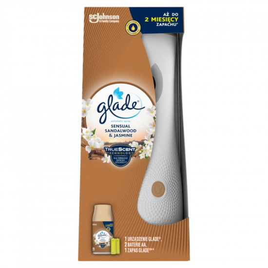 GLADE Automatický sprej a náplň - Sensual sandalwood & Jasmine 269ml